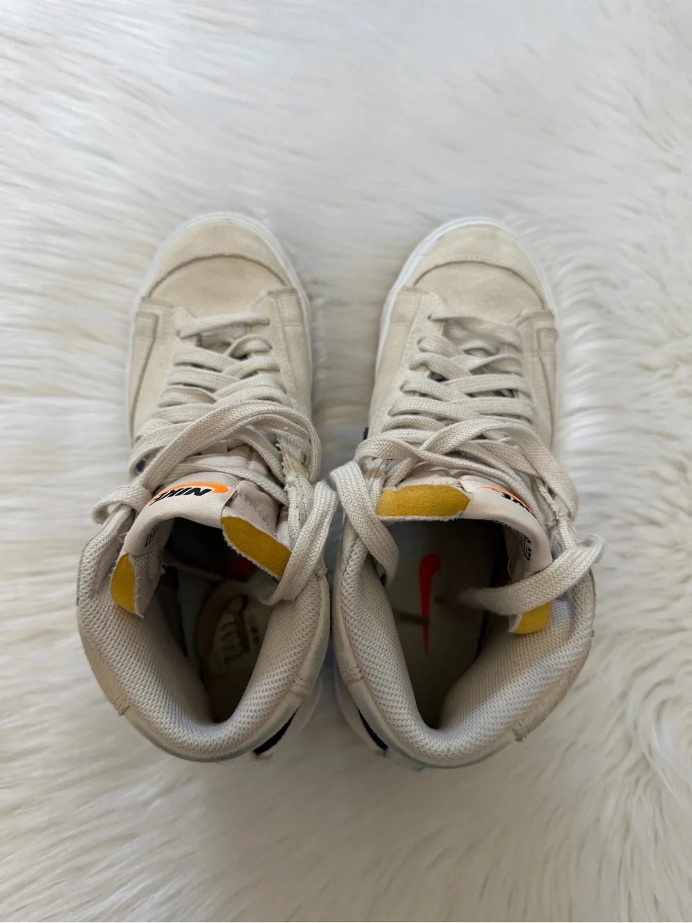Nike Blazer Mid ‘77 Suede Beige/Black Sneakers Sz 7